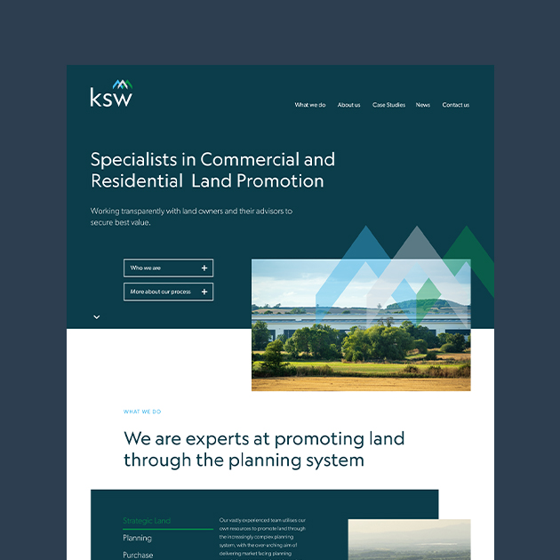 Website launched for commercial and residential land promotion company, KSW Group